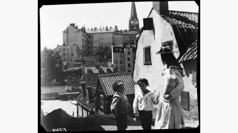 Mot Iversonsgränd. Källa: Stockholms stadsmuseum